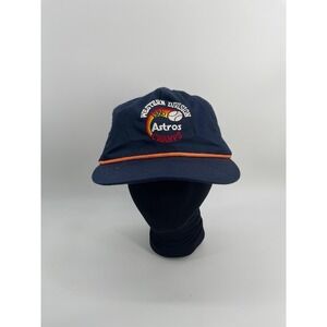VTG Houston Astros 1986 Western Division Champs   Hat StrapBack Made in USA